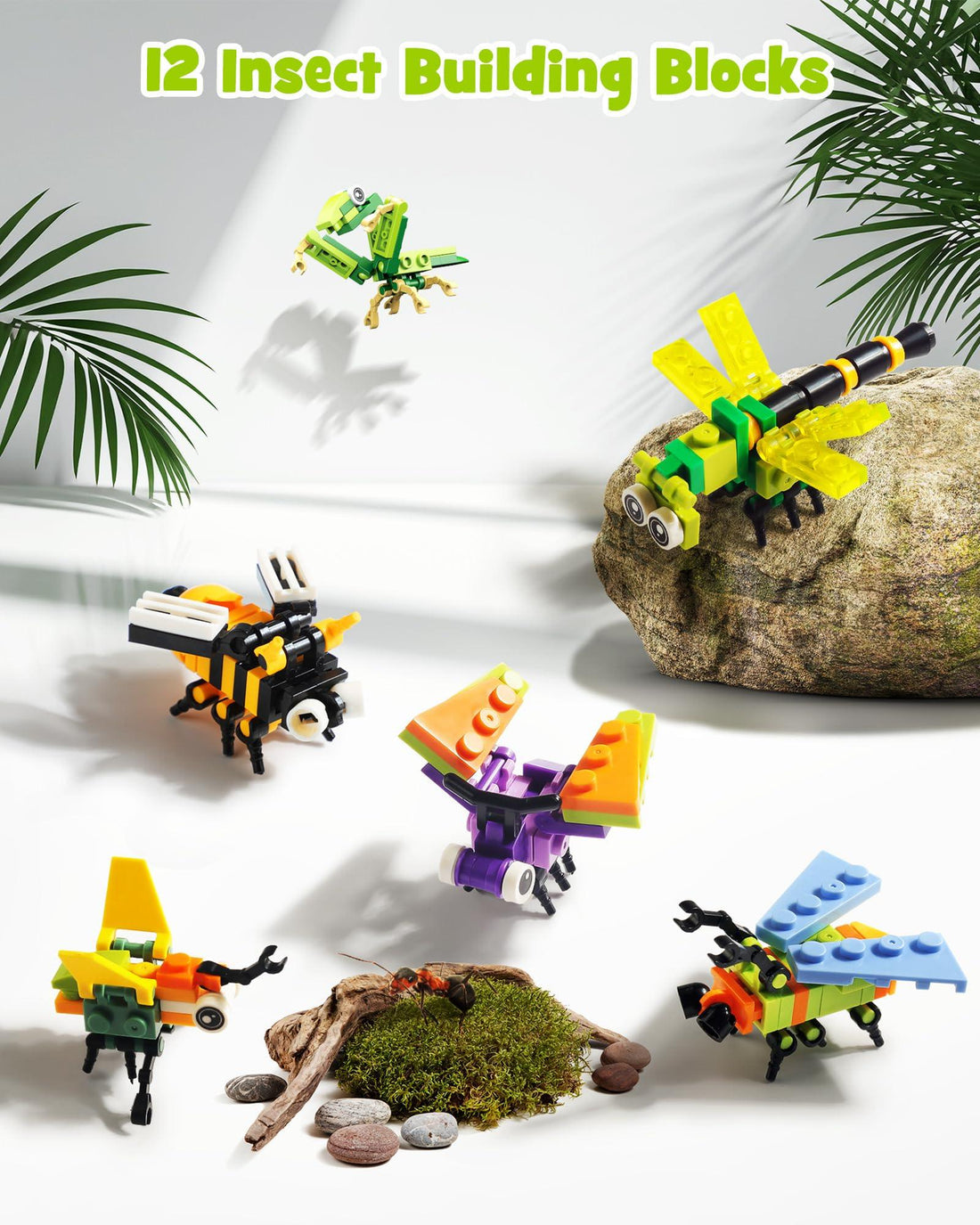 647 Piece Marine Animals and Insects Building Blocks Set