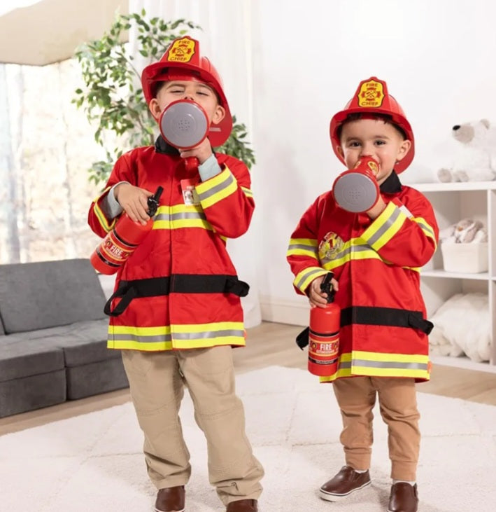 Toddler/Kids DressUp FireFighter Costume 3+