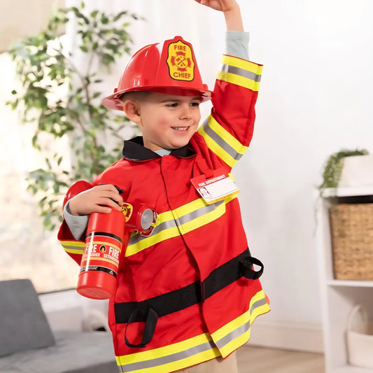 Toddler/Kids DressUp FireFighter Costume 3+